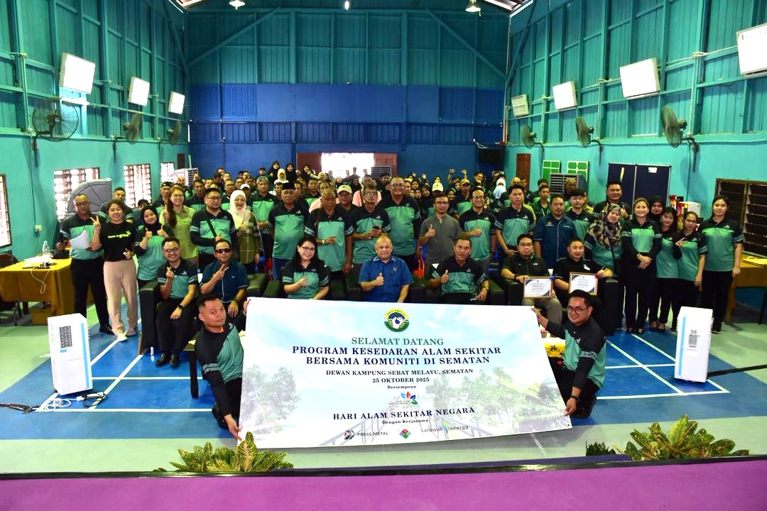 Program Kesedaran Alam Sekitar Bersama Komuniti (COP) di Sematan anjuran NREB Kuching