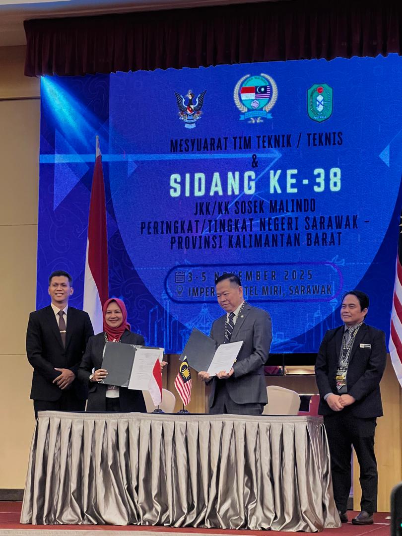 Mesyuarat Teknik & Sidang Ke-38 JKK/KK Sosek Malindo Peringkat Negeri Sarawak – Provinsi Kalimantan Barat 2025