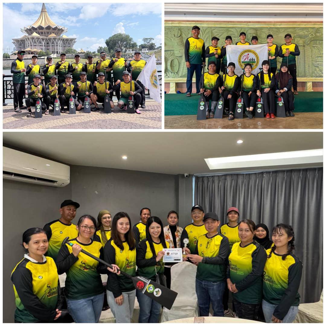 NREB ditempat ke-3 dan ke-4 : Sarawak Regatta 2025 Kategori Perahu Kenyalang Pekayuh 10 Wanita & 10 Lelaki (Tempatan) (Jemputan Kakitangan Jabatan/Agensi)