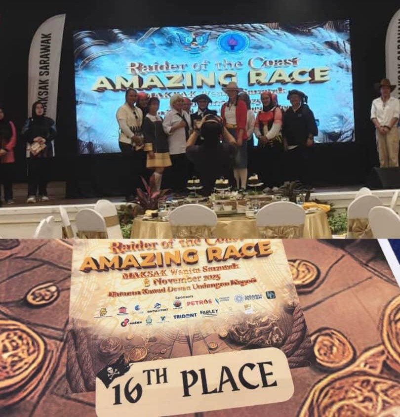 Dua Pasukan Wanita NREB Sertai “Raider of the Coast – Amazing Race MAKSAK Wanita Sarawak 2025”