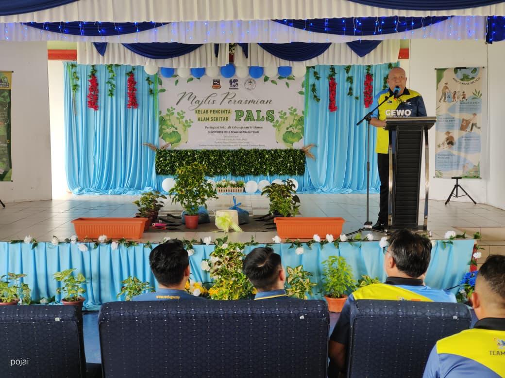 Pelancaran Kelab Pencinta Alam Sekitar (PALS) di SK Sri Aman