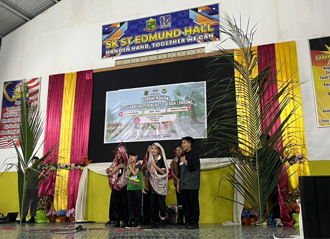 Perkhemahan Eco Warrior Peringkat Daerah Limbang 2025 Berlangsung di SK ST. Edmund