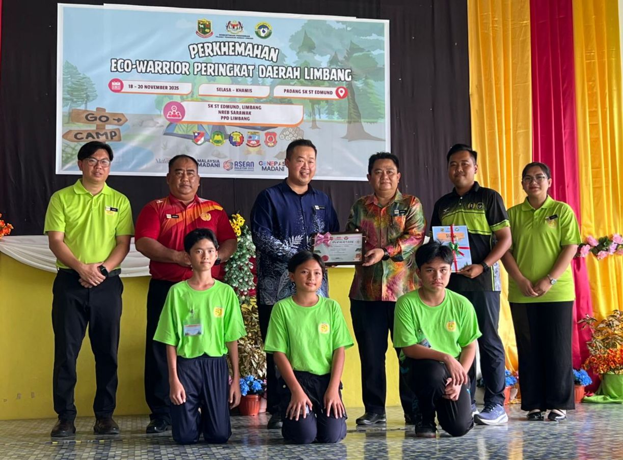 Perkhemahan Eco Warrior Peringkat Daerah Limbang 2025 Berlangsung di SK ST. Edmund