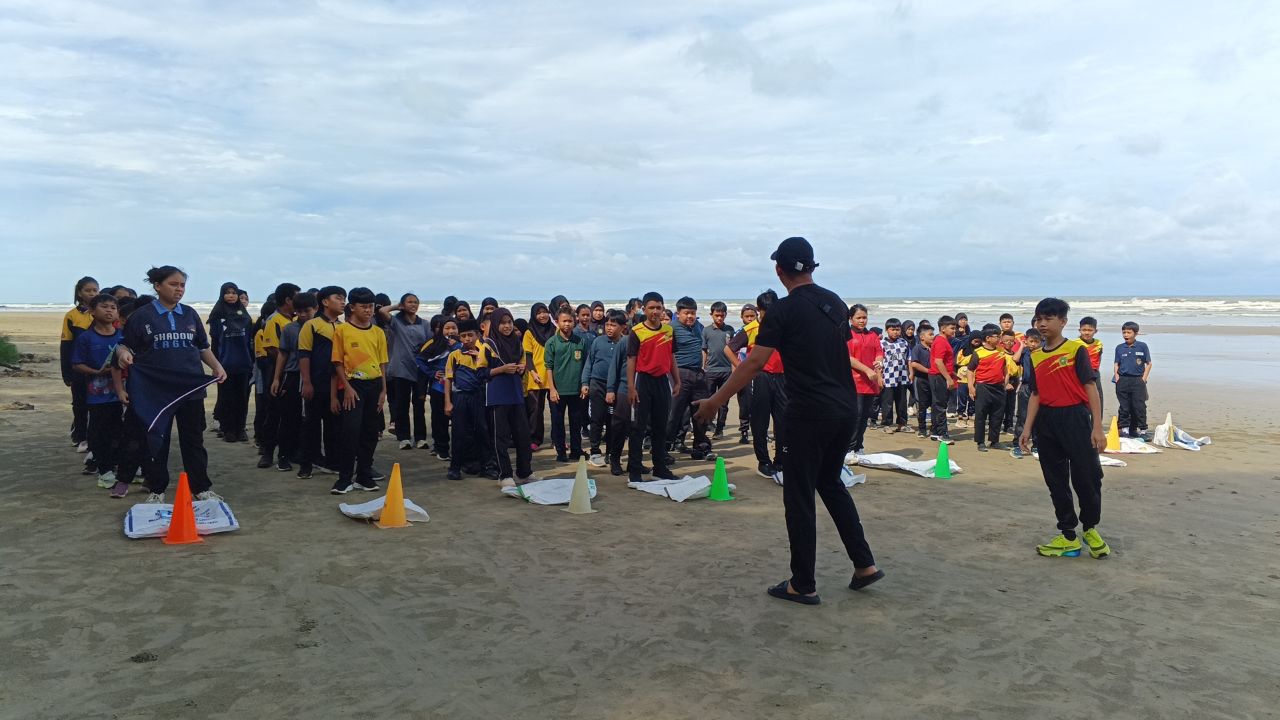Perkhemahan Bersepadu Badan Unit Beruniform Berkonsep Alam Sekitar di SK Kampung Nyalau