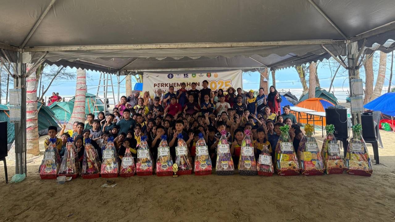 Perkhemahan Bersepadu Badan Unit Beruniform Berkonsep Alam Sekitar di SK Kampung Nyalau