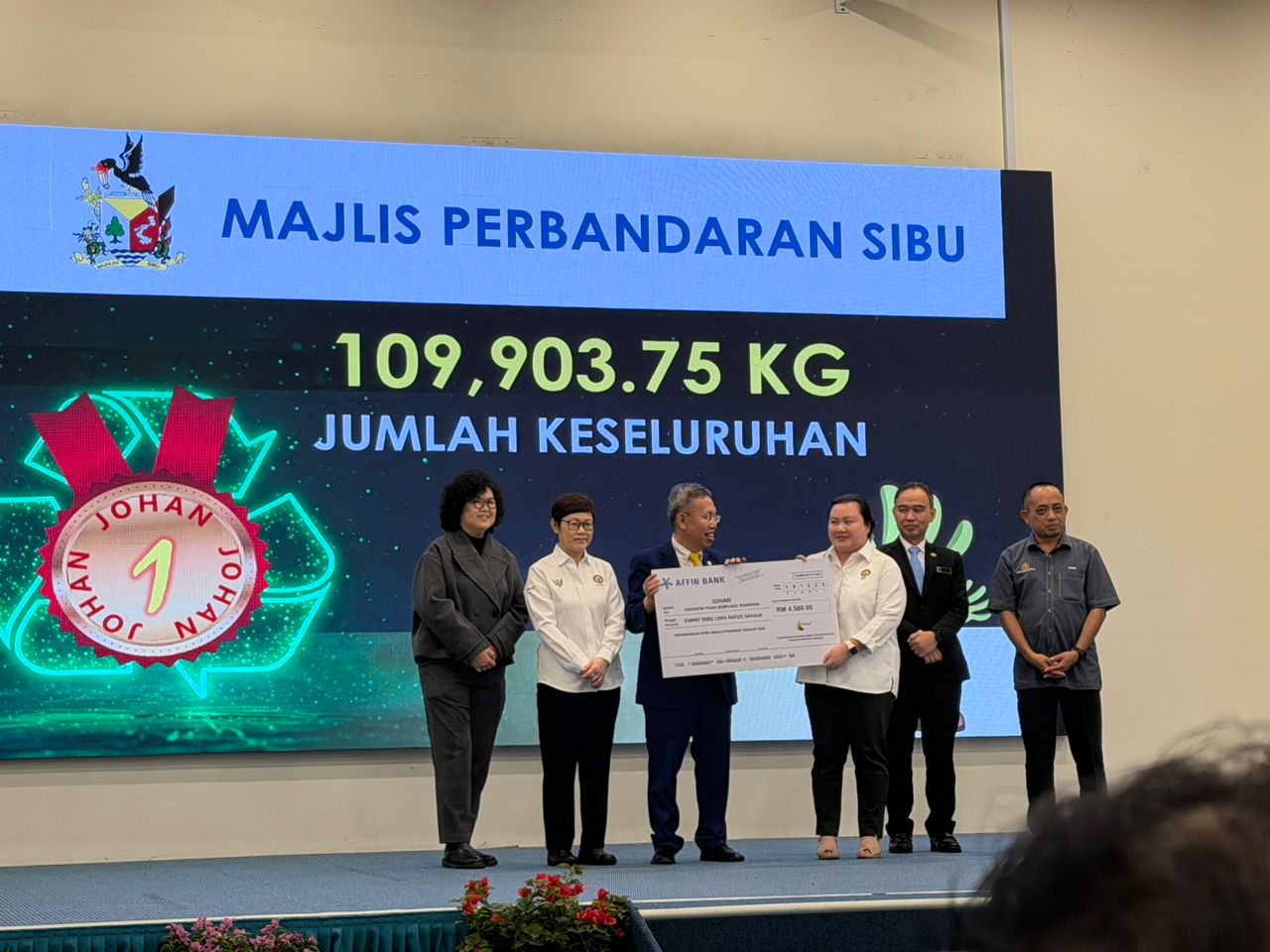 Prize Presentation Ceremony for Southern Zone School-Level Recycling Competition 2025