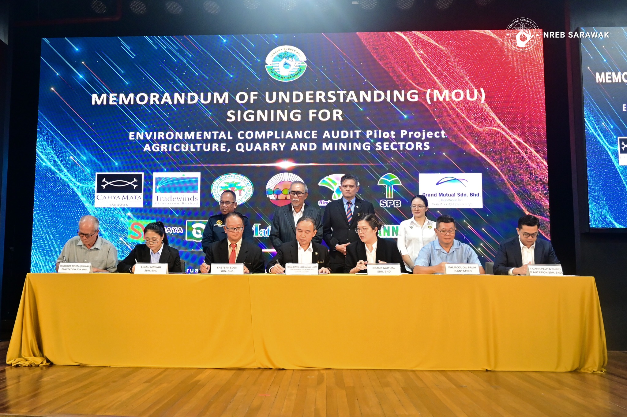 NREB Sarawak launched the Environmental Compliance Audit (ECA) Pilot Project for the agriculture, quarry and mining sectors