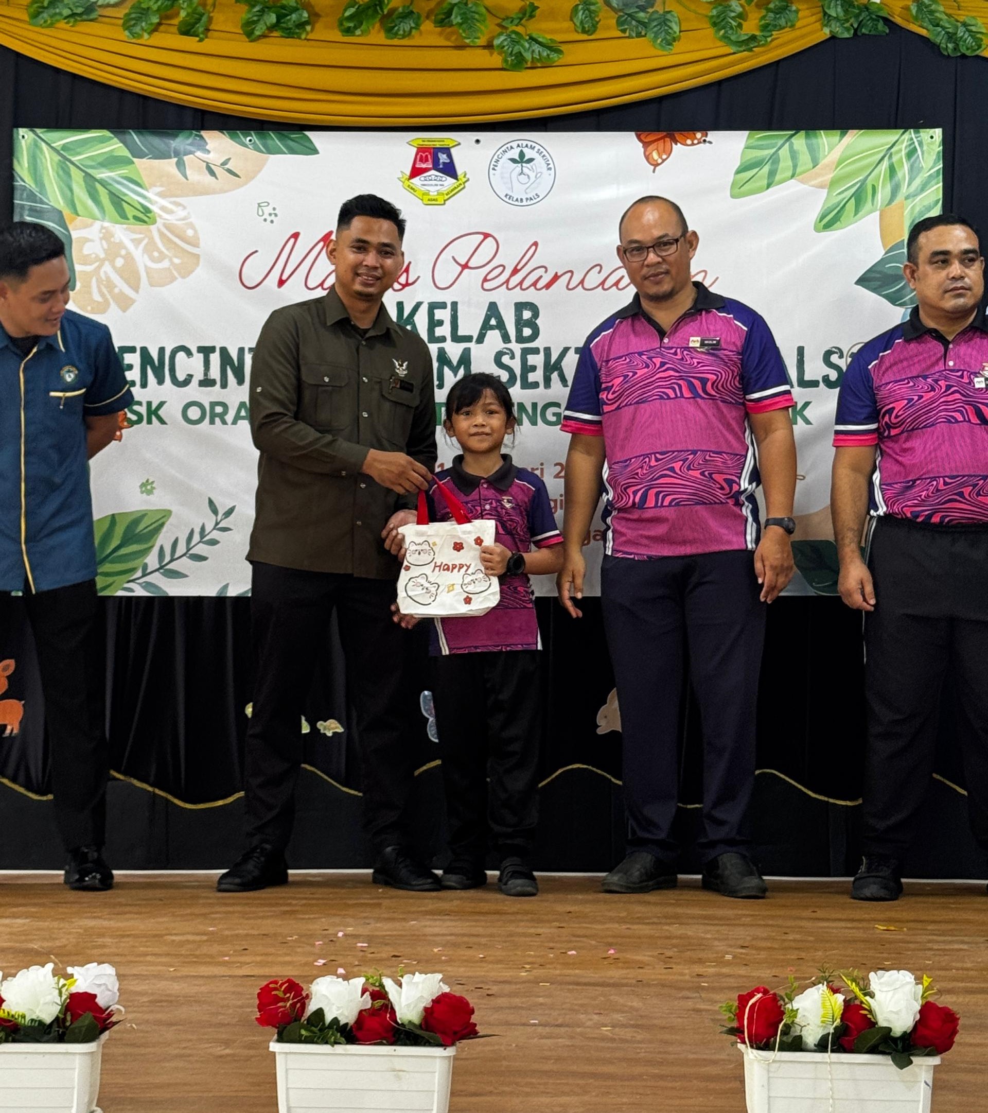 Pelancaran Kelab Pencinta Alam Sekitar (PALS) di Sekolah Kebangsaan Orang Kaya Temenggong Tanduk