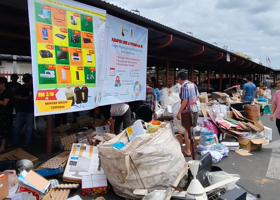 Kempen Kitar Semula dan Pengumpulan Minyak Masak Terpakai di Sarikei