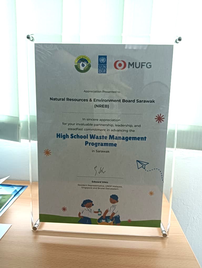 NREB, UNDP and MUFG Celebrate Completion of High School Waste Management Programme