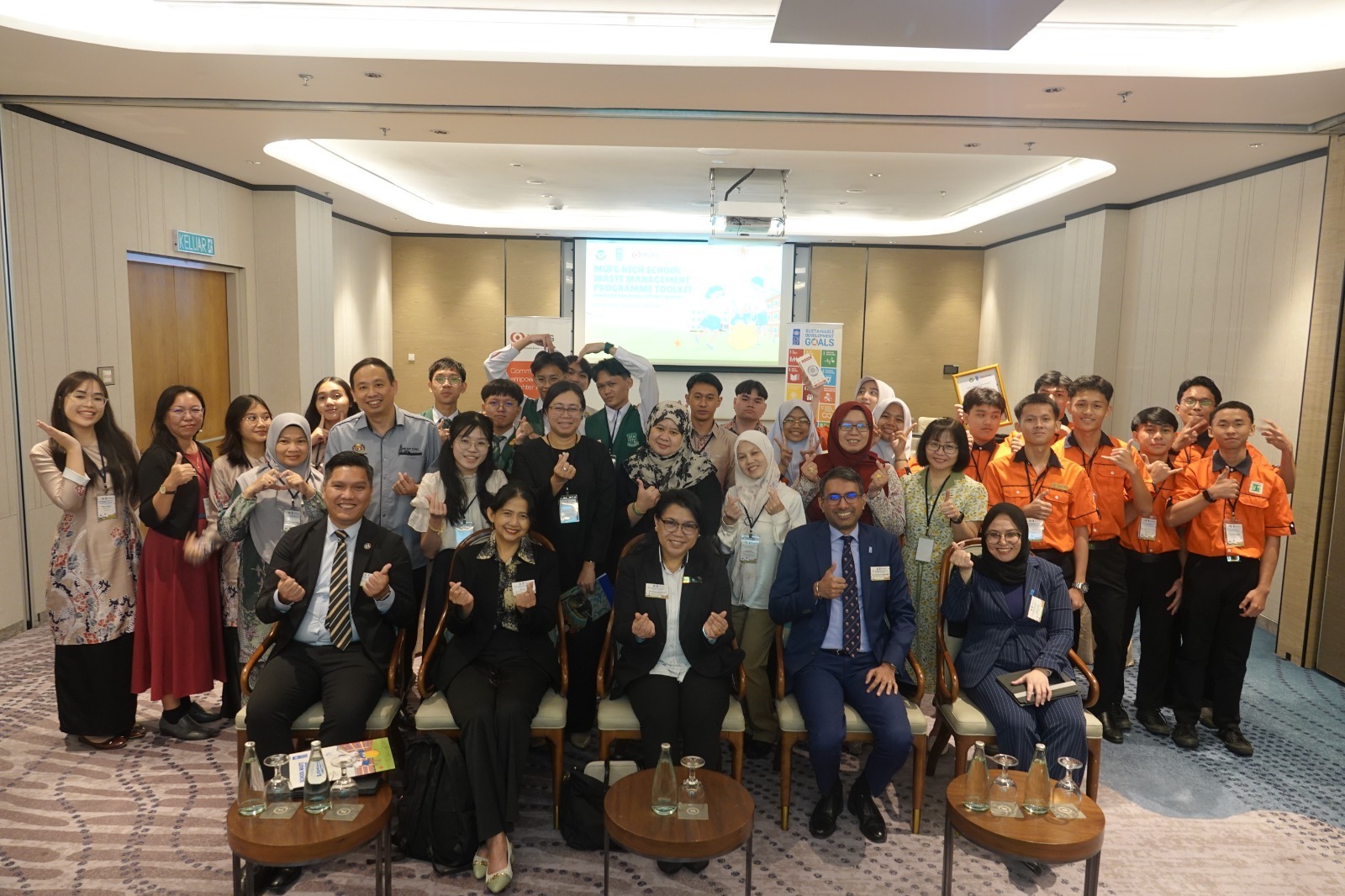NREB, UNDP and MUFG Celebrate Completion of High School Waste Management Programme