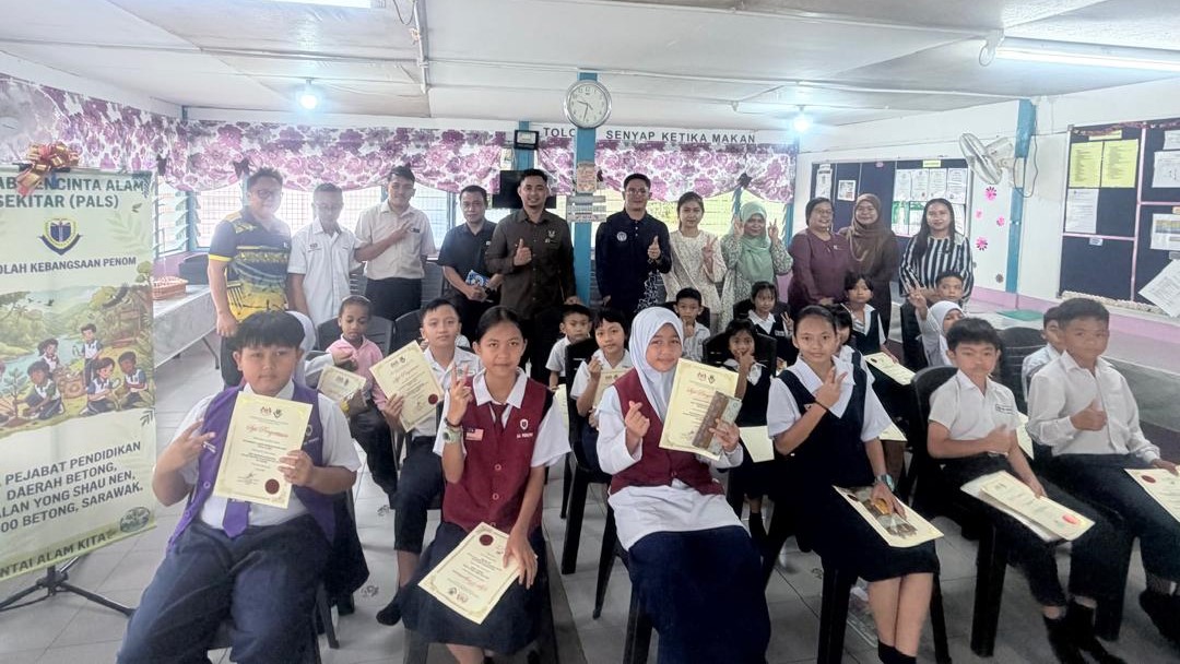 Pelancaran Kelab Pencinta Alam Sekitar (PALS) di SK Penom Semai Kesedaran Biodiversiti dalam Kalangan Murid