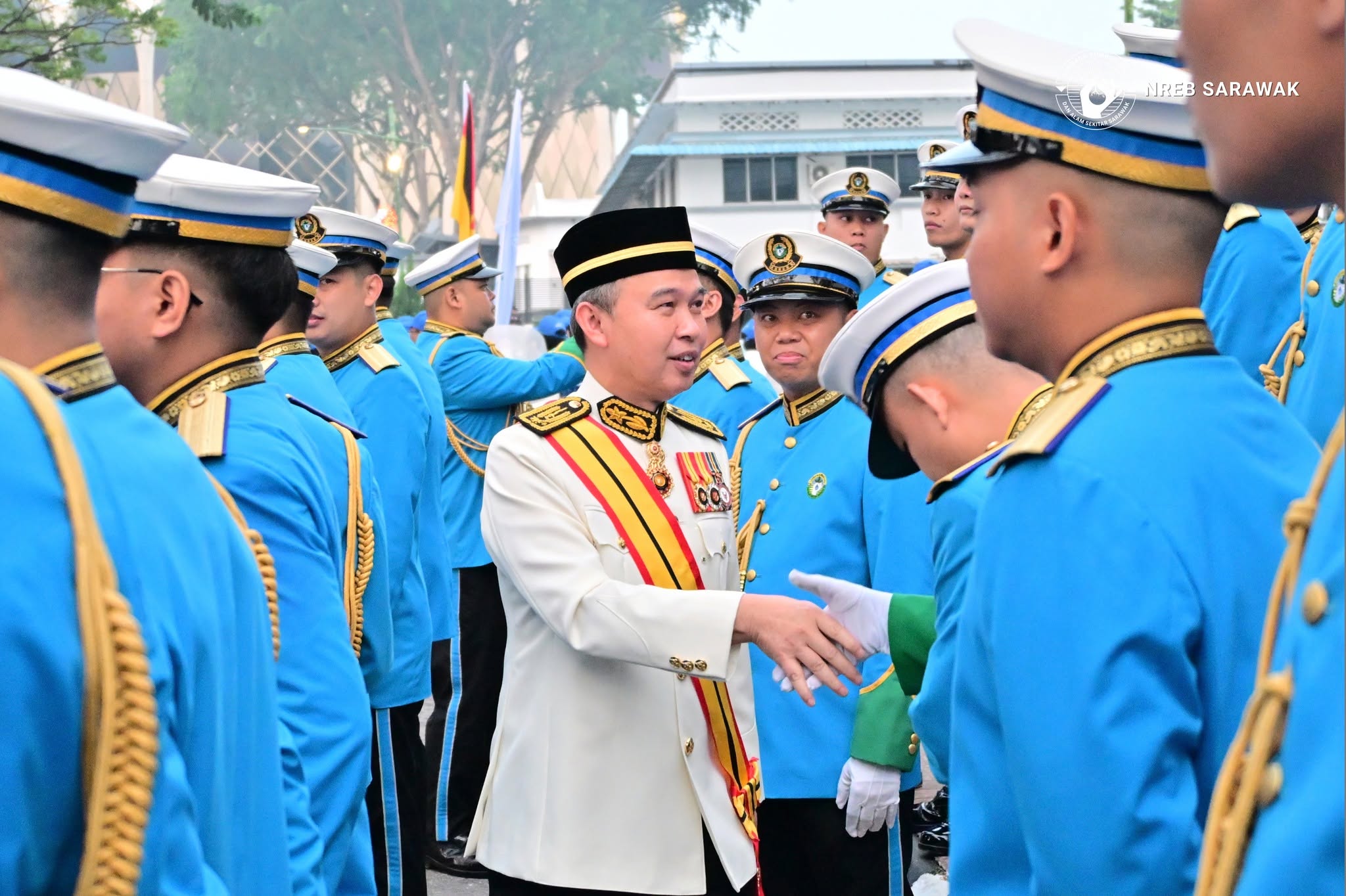 Tempat Ketiga milik NREB di Istiadat Perbarisan dan Rapat Raksasa Sambutan Hari Lahir TYT Sarawak Ke-80