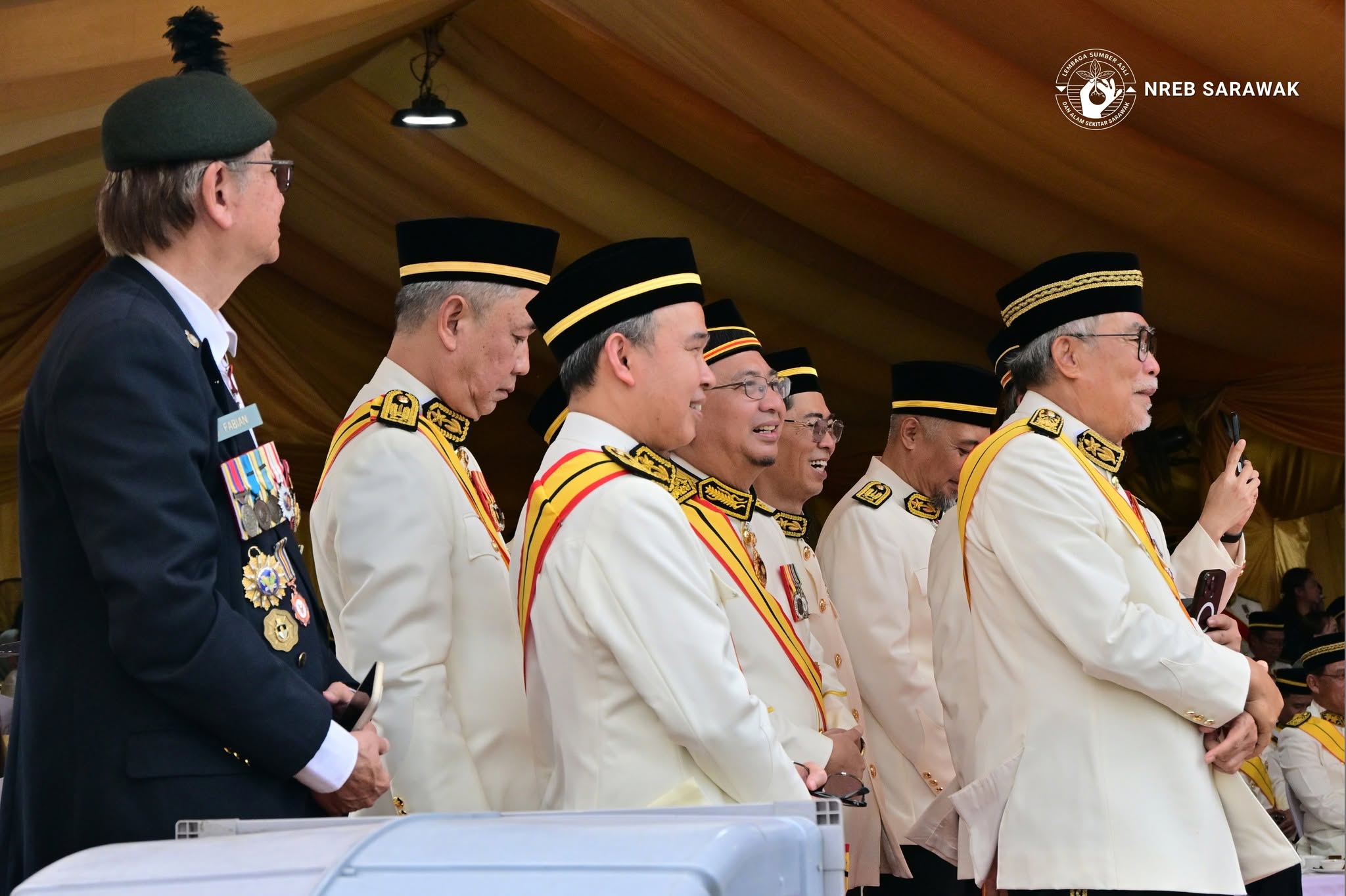 Tempat Ketiga milik NREB di Istiadat Perbarisan dan Rapat Raksasa Sambutan Hari Lahir TYT Sarawak Ke-80