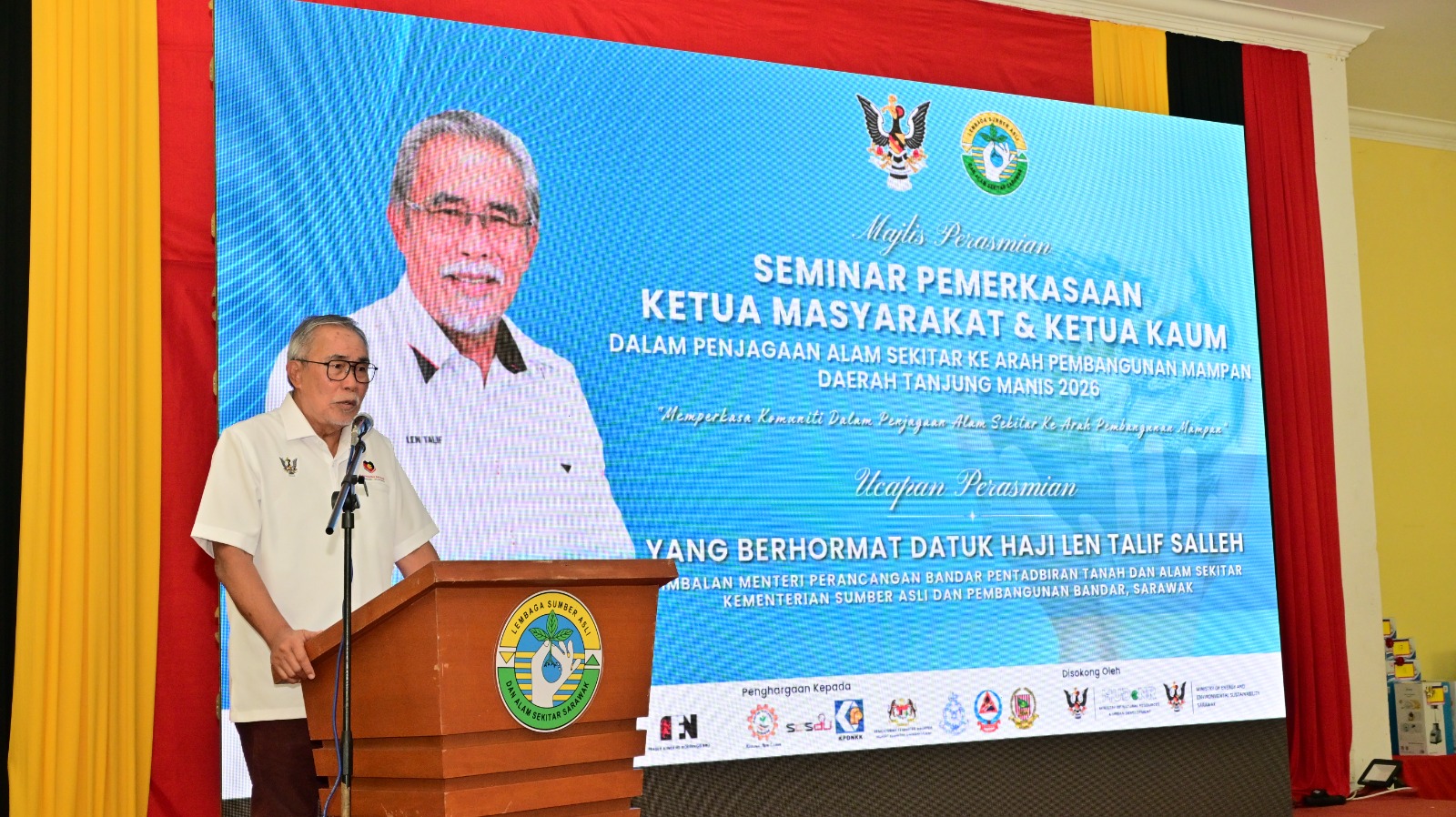 Seminar Pemerkasaan KMKK dalam Penjagaan Alam Sekitar ke Arah Pembangunan Mampan Daerah Tanjung Manis 2026